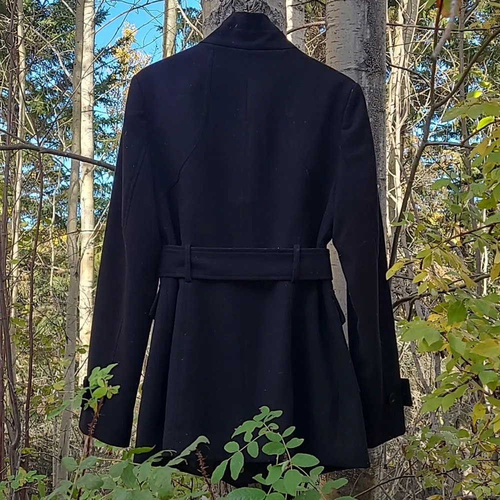 Ricki's Classic Warm Pea Coat - Picture 4 of 11